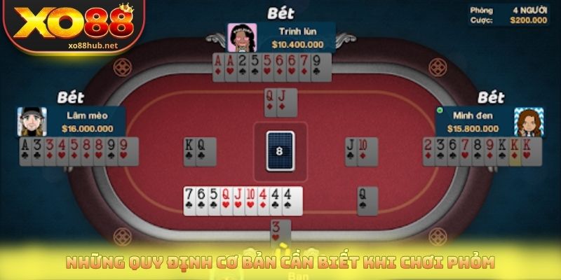 Game Bài Phỏm: Luật Chơi Chi Tiết Và Mẹo Ù Nhanh Cho Tân Thủ 2 Những quy định cơ bản cần biết khi chơi phỏm